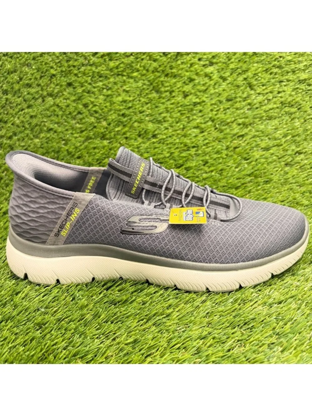 Skechers Summits High Range Mens Size 9 Gray Athletic Running Shoes Sneakers